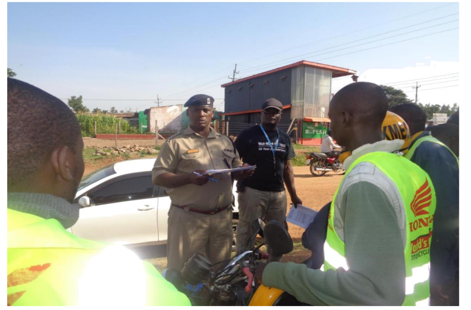 NTSA supervisors examining riders